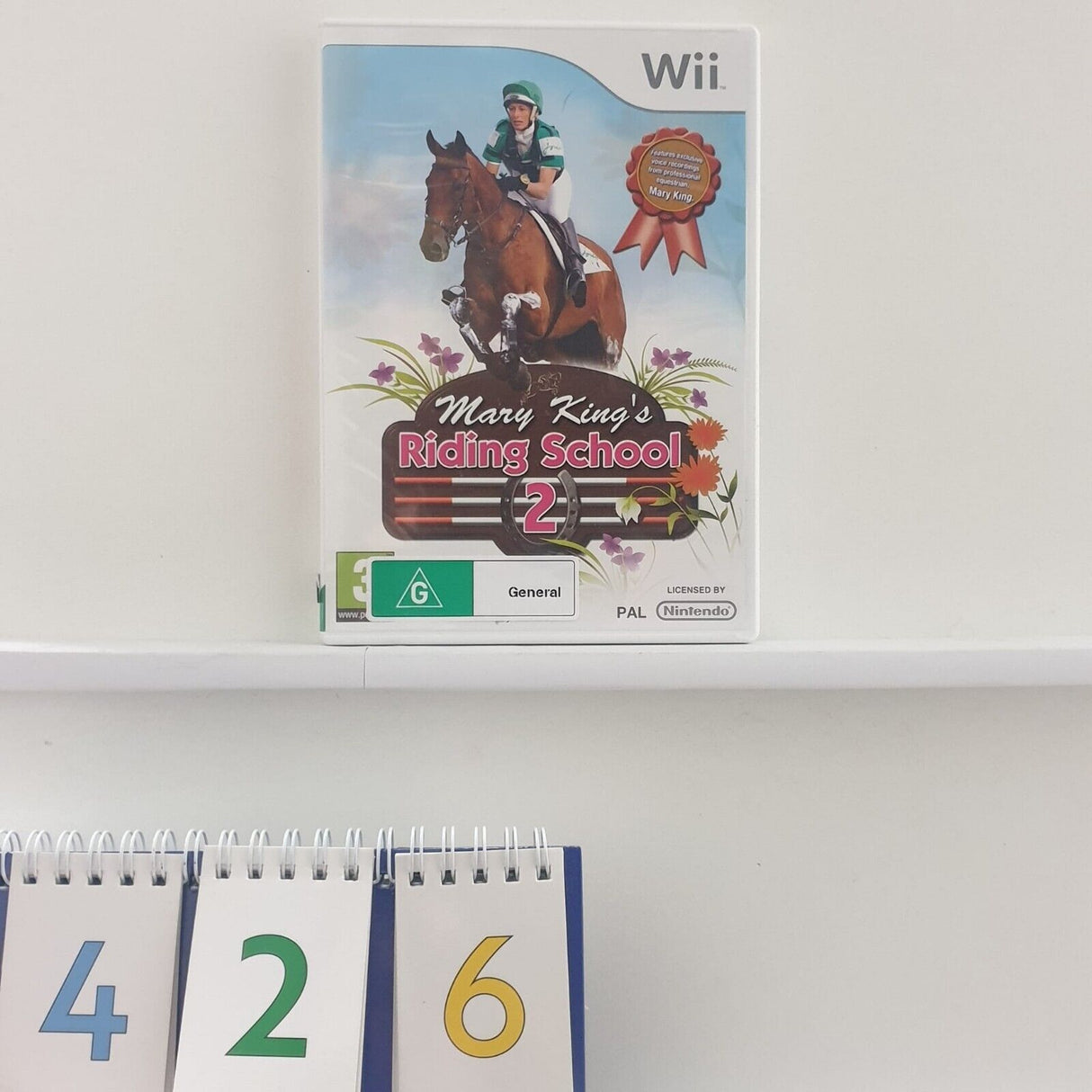 Mary Kings Riding School 2 Nintendo Wii Game + Manual PAL
