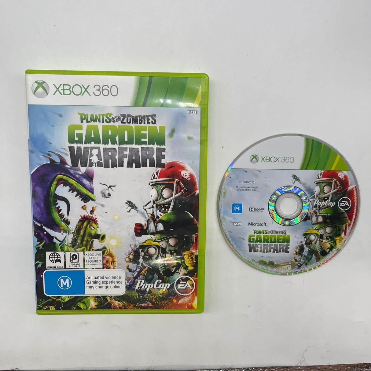 Plants Vs Zombies Garden Warfare Xbox 360 Game PAL