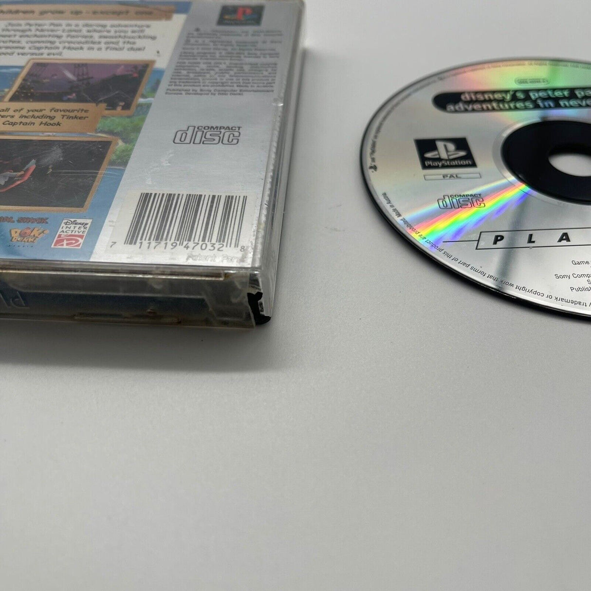 Peter Pan Adventures In Never Land PS1 Playstation 1 Game PAL 25F4