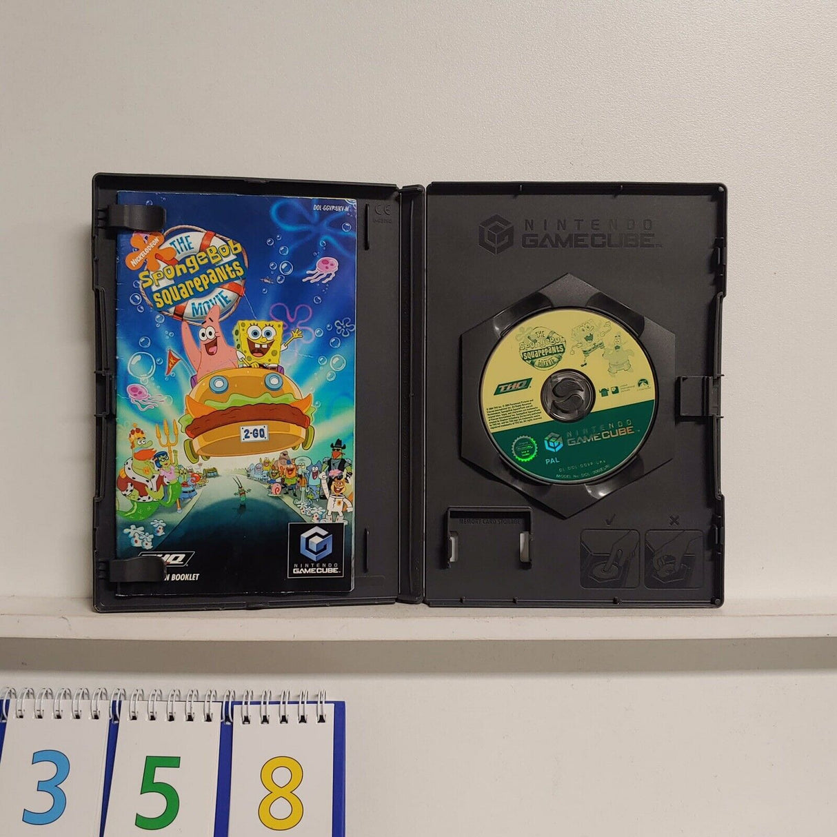 The Spongebob Squarepants Movie Nintendo GameCube game + manual PAL