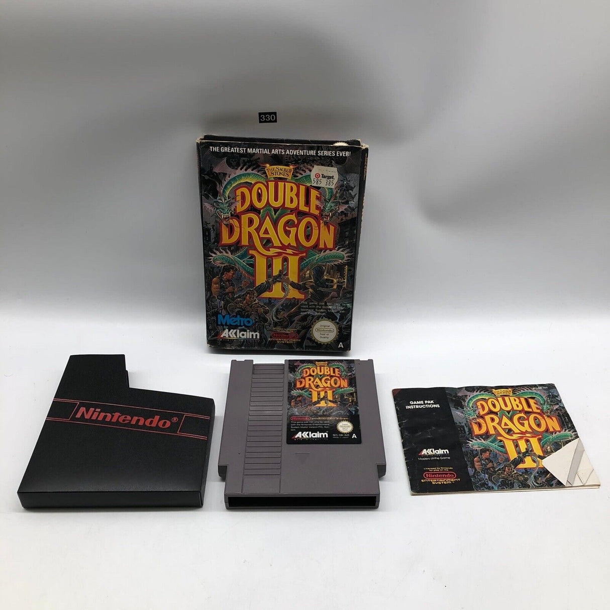Double Dragon 3 III Nintendo NES Game Boxed Complete