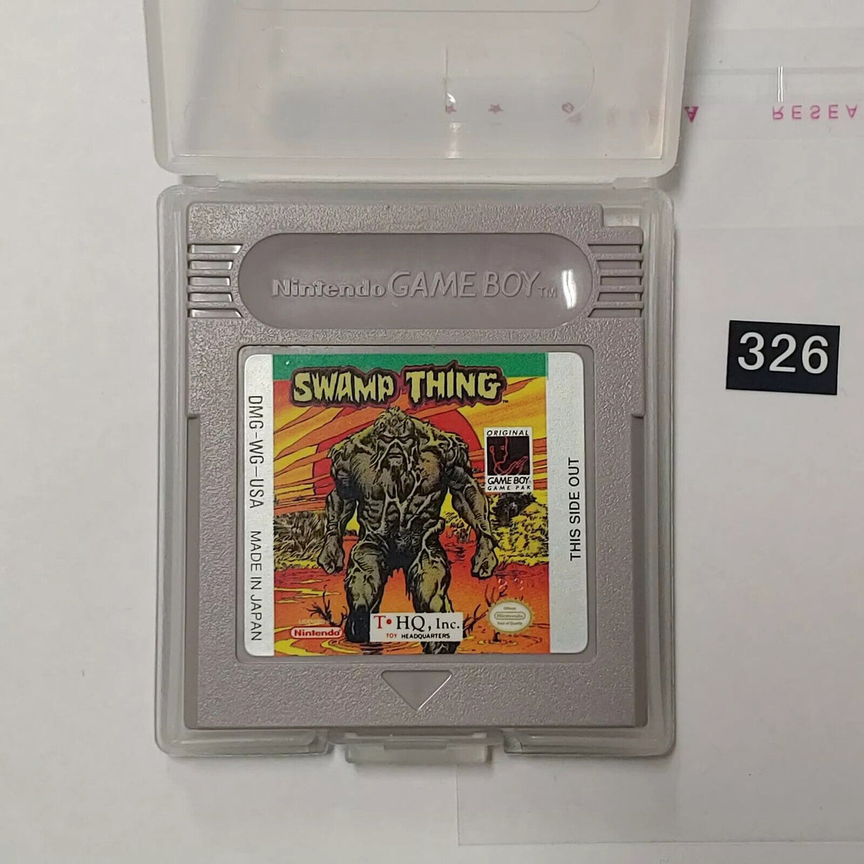Swamp Thing Nintendo Gameboy Original Game