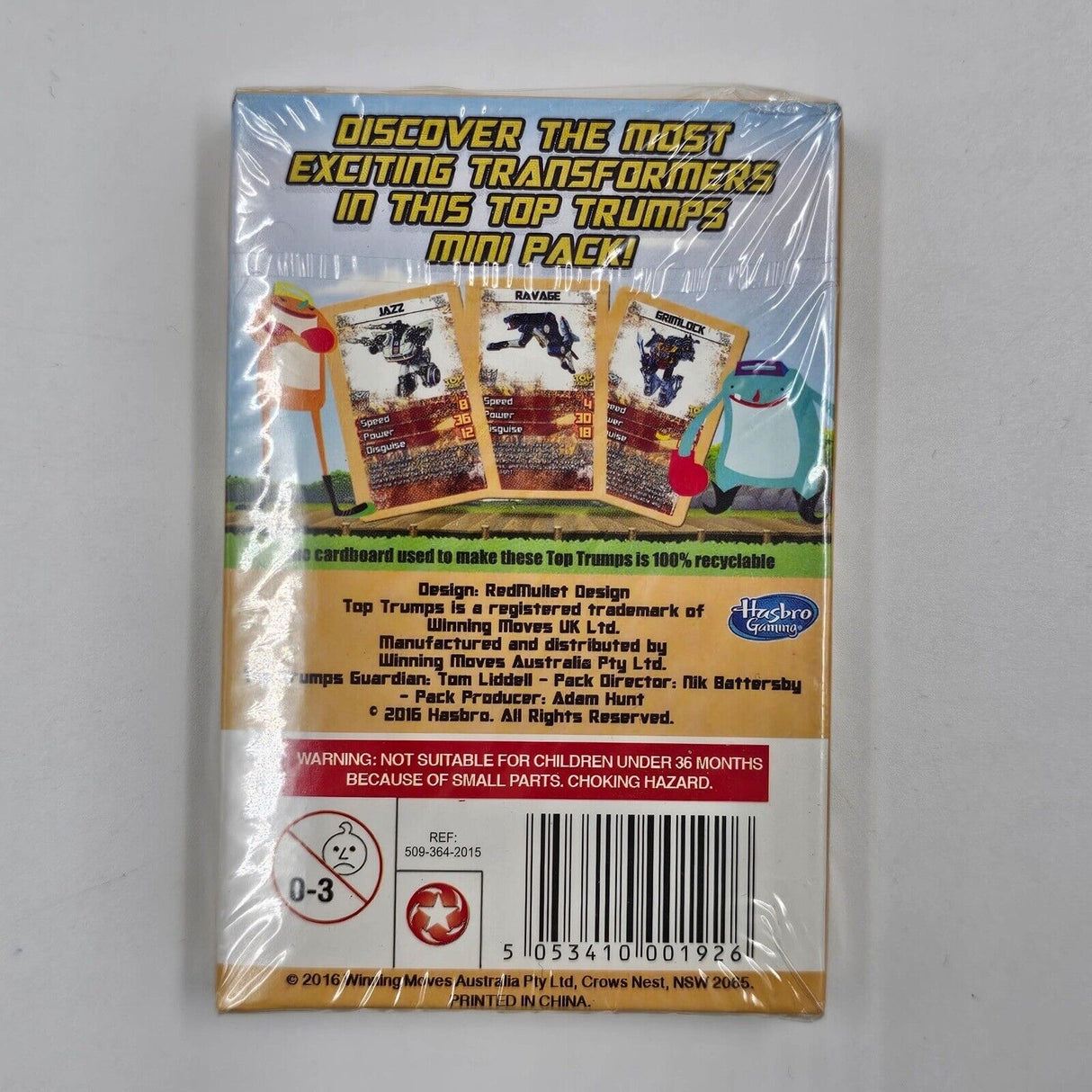 Transformers Top Trumps Mini Cards 17 Blasts From The Past!