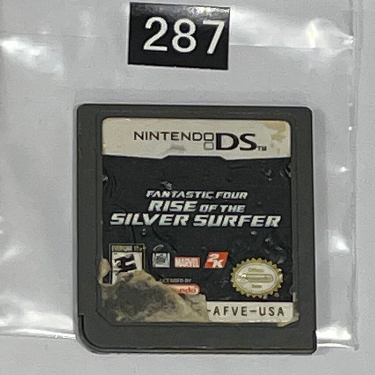 Fantastic Four Rise of The Silver Surfer Nintendo DS Game Cartridge