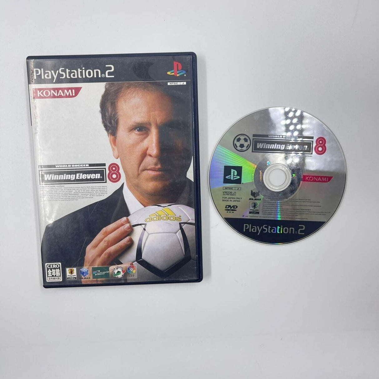 Winning Eleven 8 PS2 Playstation 2 Game NTSC-J