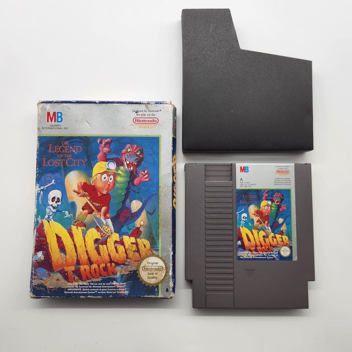 Digger T. Rock Nintendo Entertainment System NES Game PAL Boxed