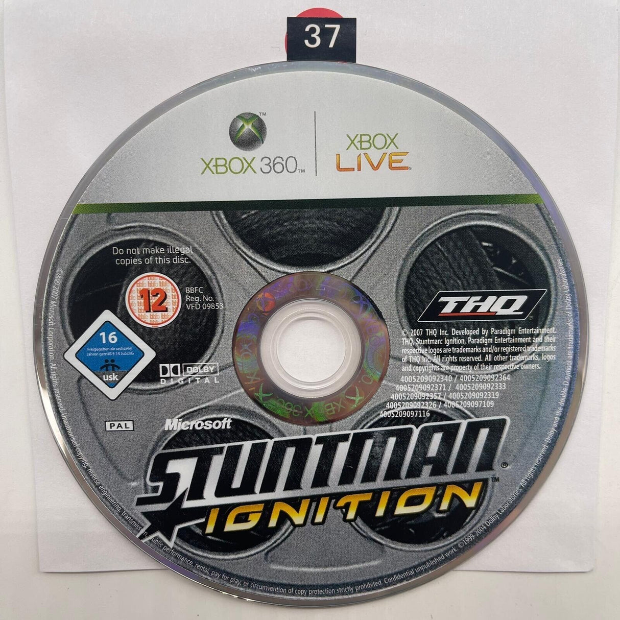 Stuntman Ignition Xbox 360 Game Disc Only