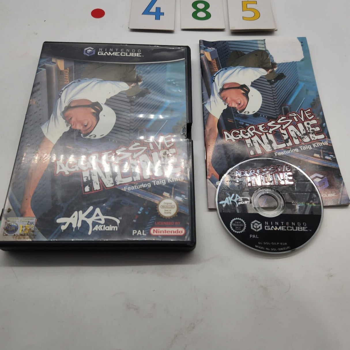 Aggressive Inline Nintendo Gamecube Game + Manual PAL
