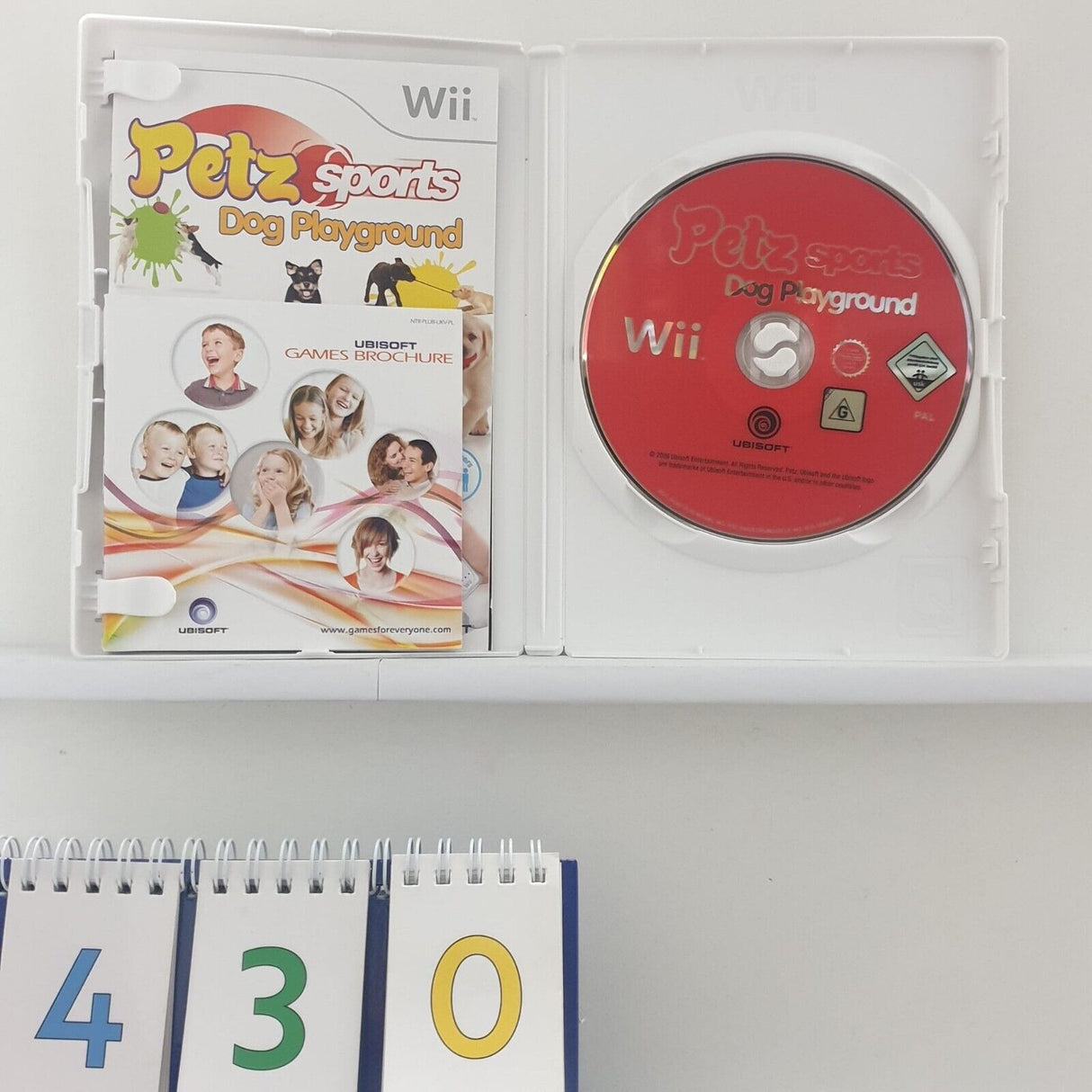 Petz Sports Dog Playground Nintendo Wii Game + Manual PAL