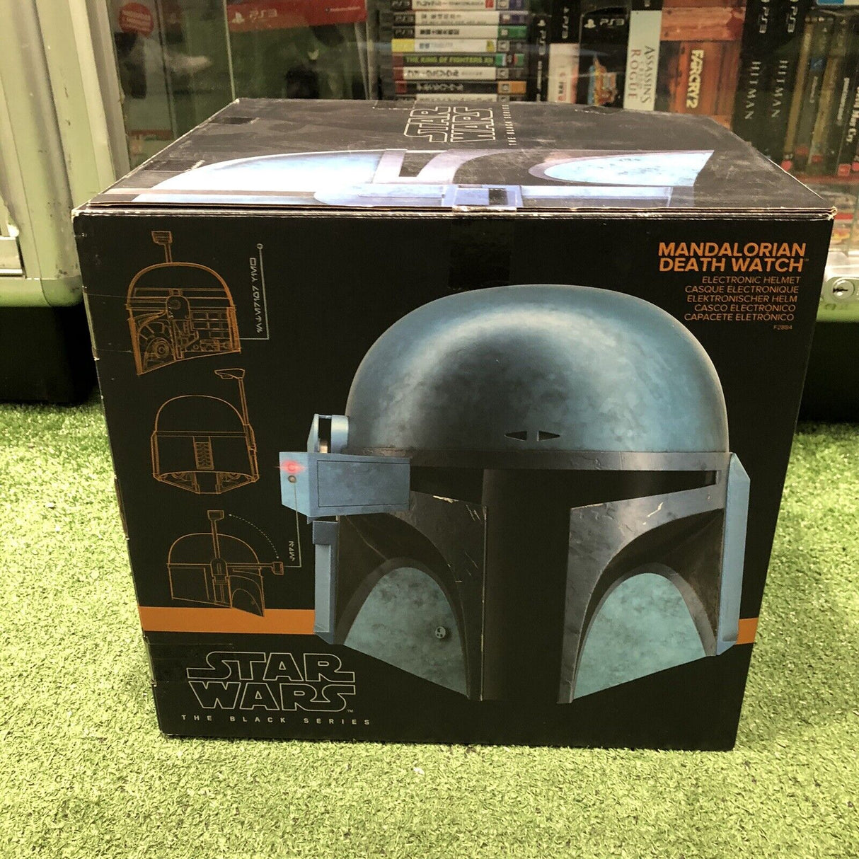 Hasbro Star Wars The Black Series Mandalorian Death Watch Helmet Boxed Brand New