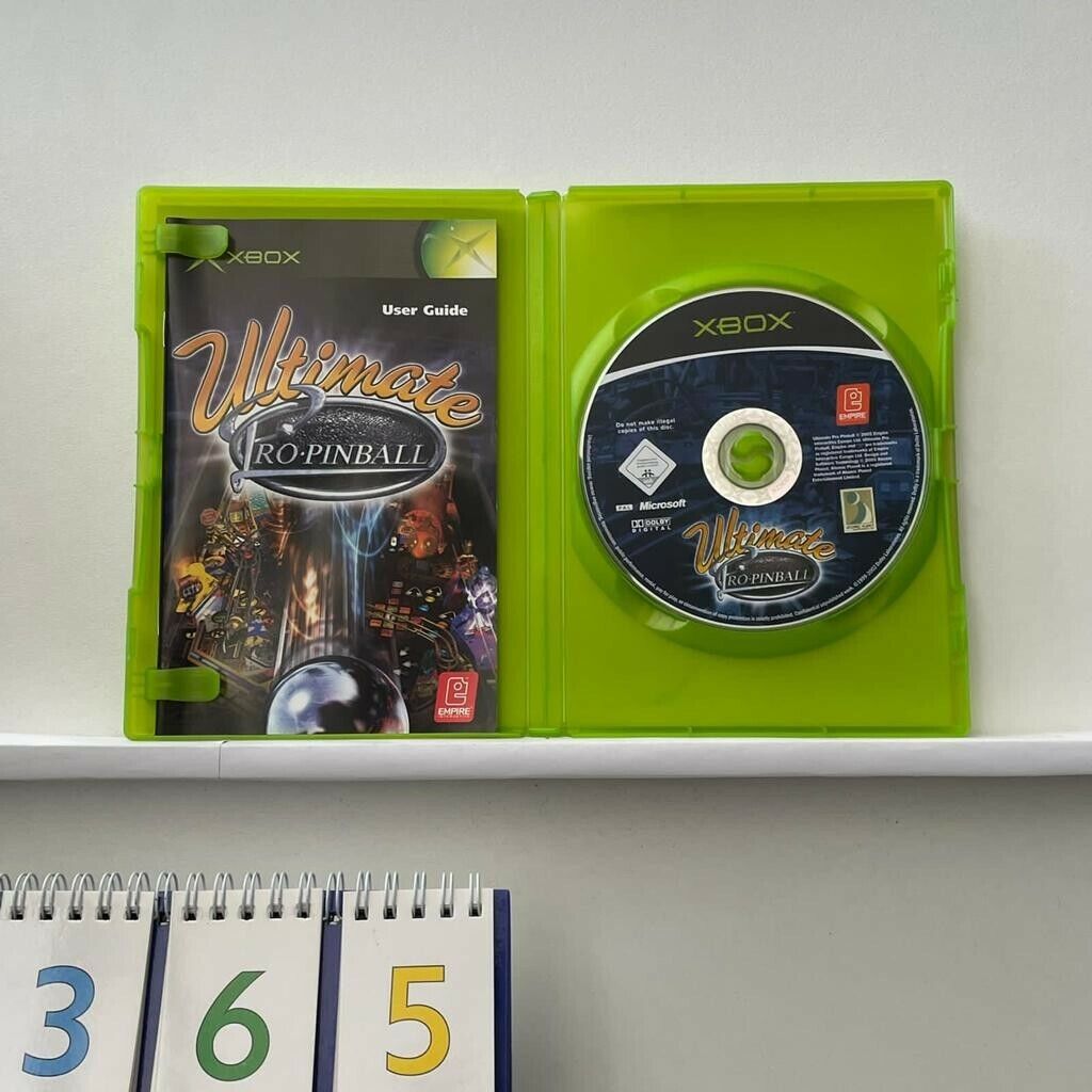 Ultimate Pro Pinball Xbox Original Game + Manual PAL