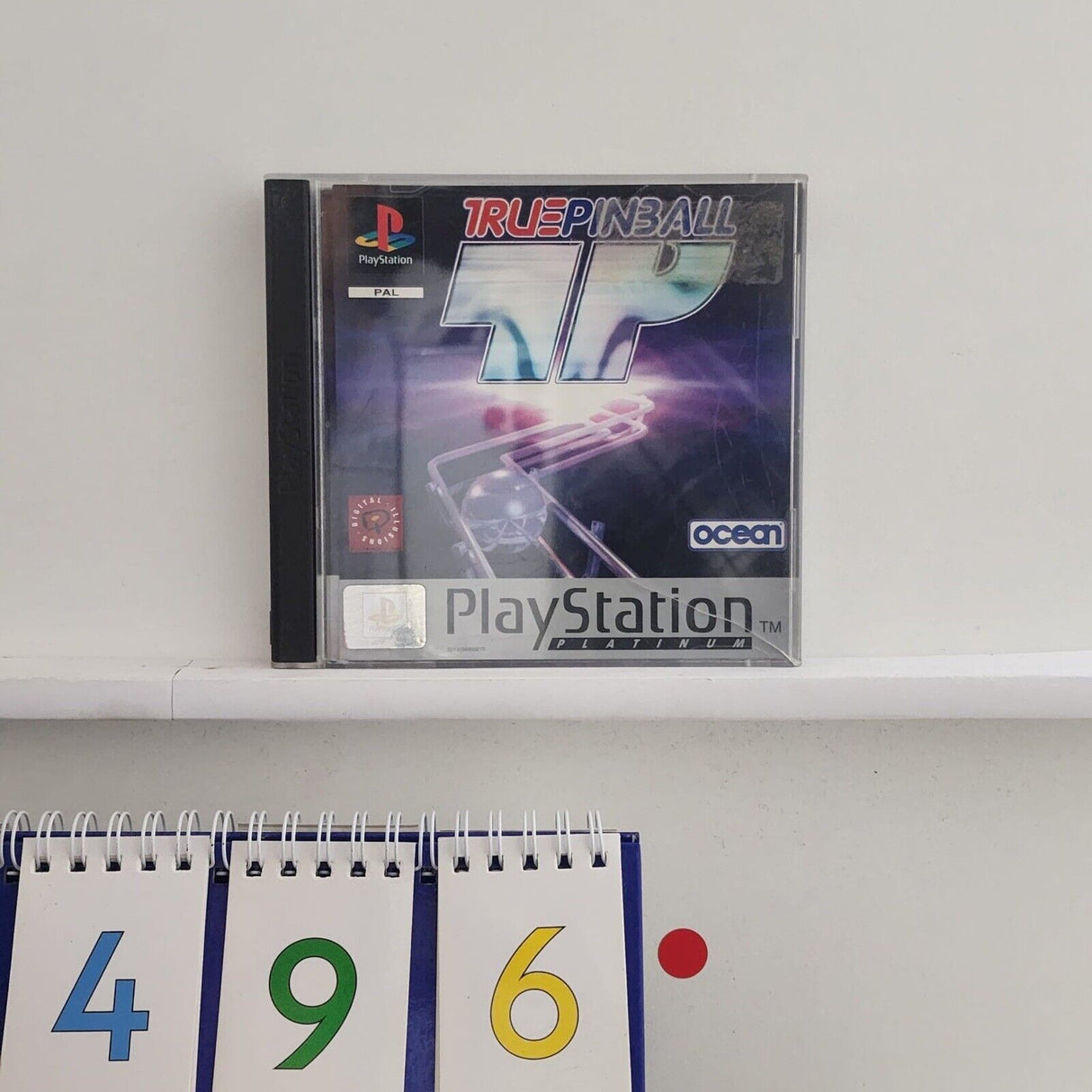 True Pinball PS1 Playstation 1 Game + Manual PAL