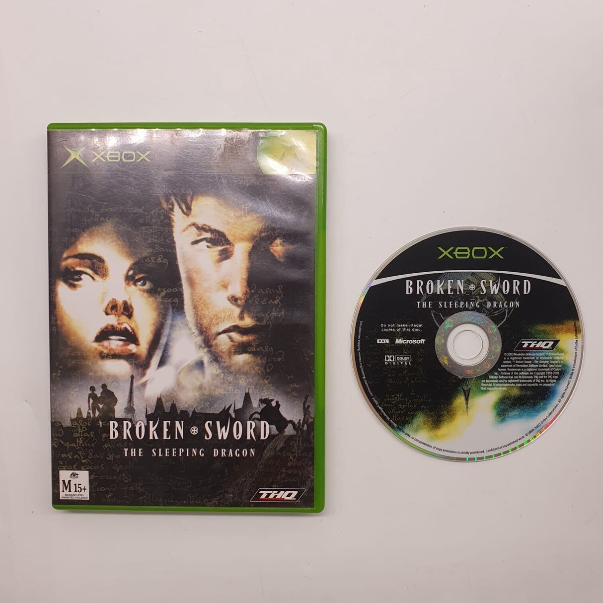 Broken Sword The Sleeping Dragon Xbox Original Game PAL