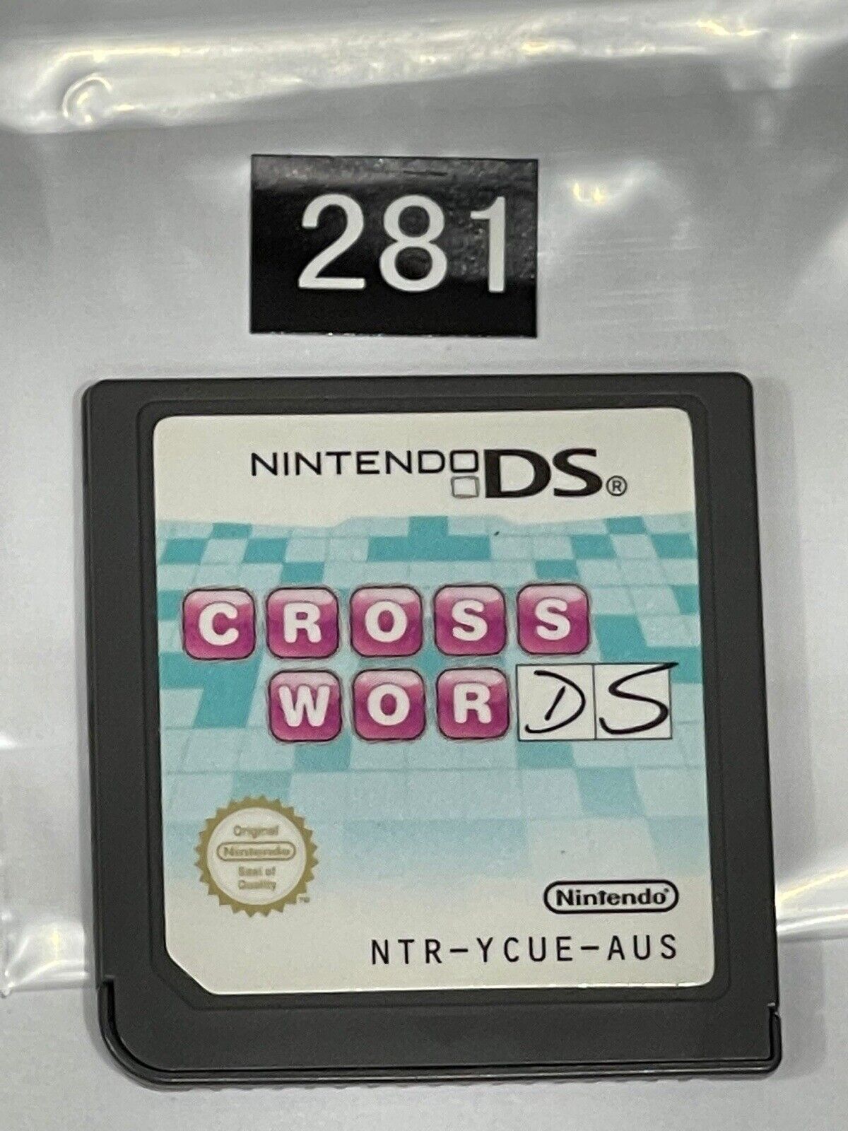 Cross Words Nintendo DS Game Cartridge
