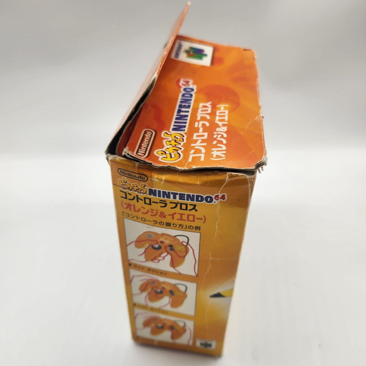 Nintendo 64 N64 Pikachu Orange Controller Boxed Japanese