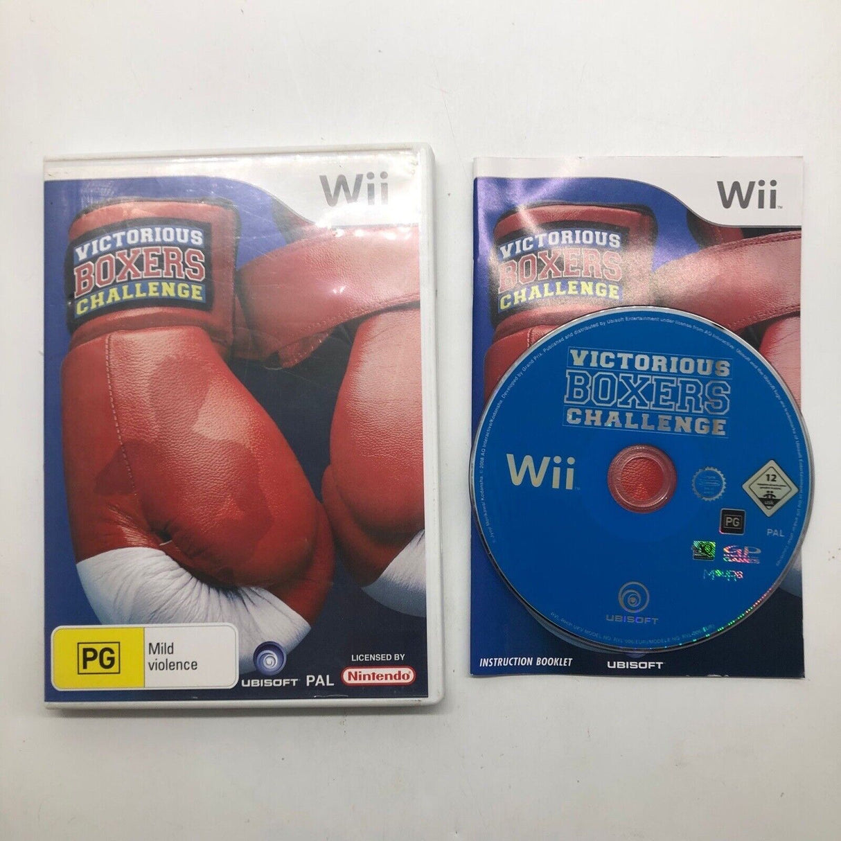 Victorious Boxers Challenge Nintendo Wii Game + Manual PAL