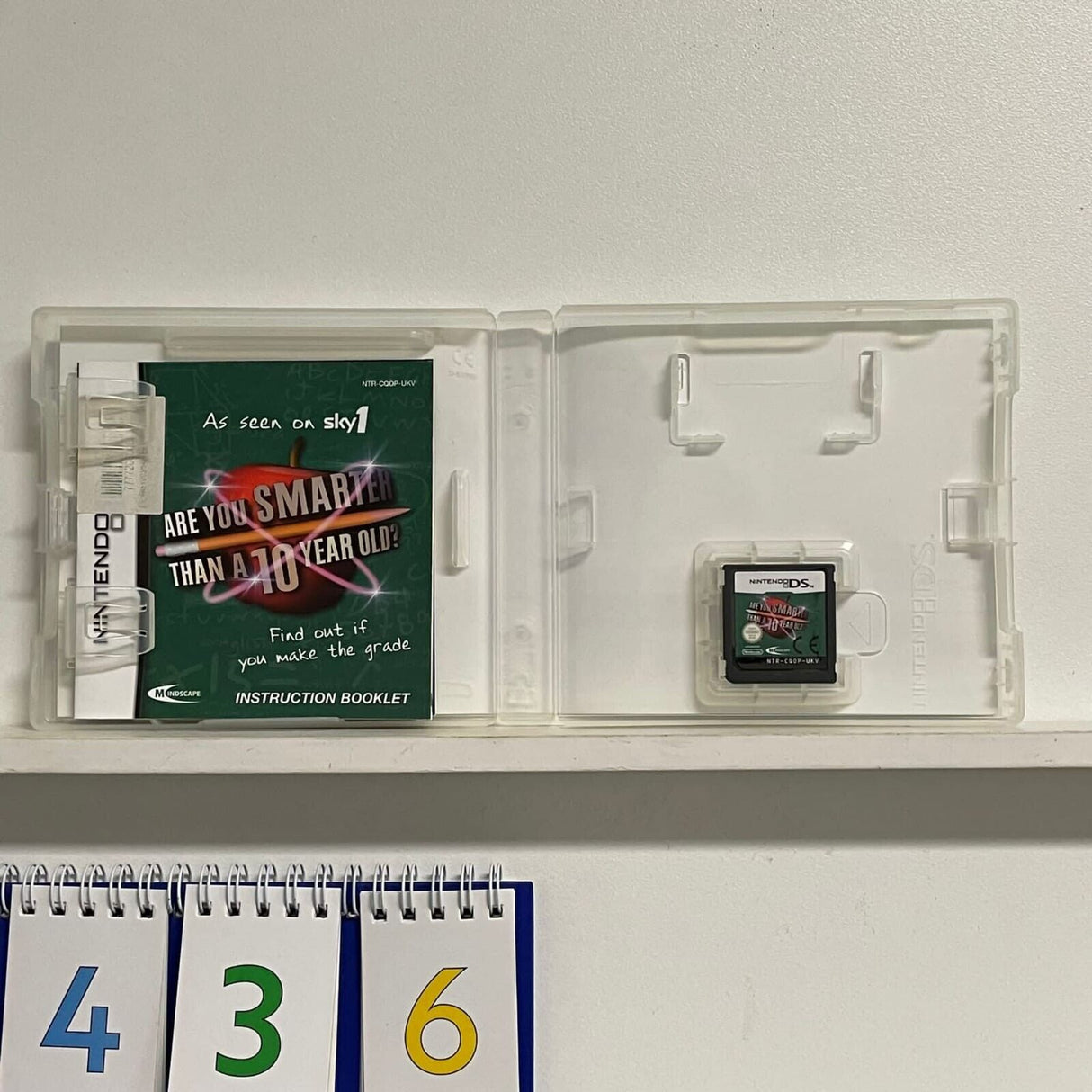 Are You Smarter Than 10 Year Old ? Nintendo DS game + manual