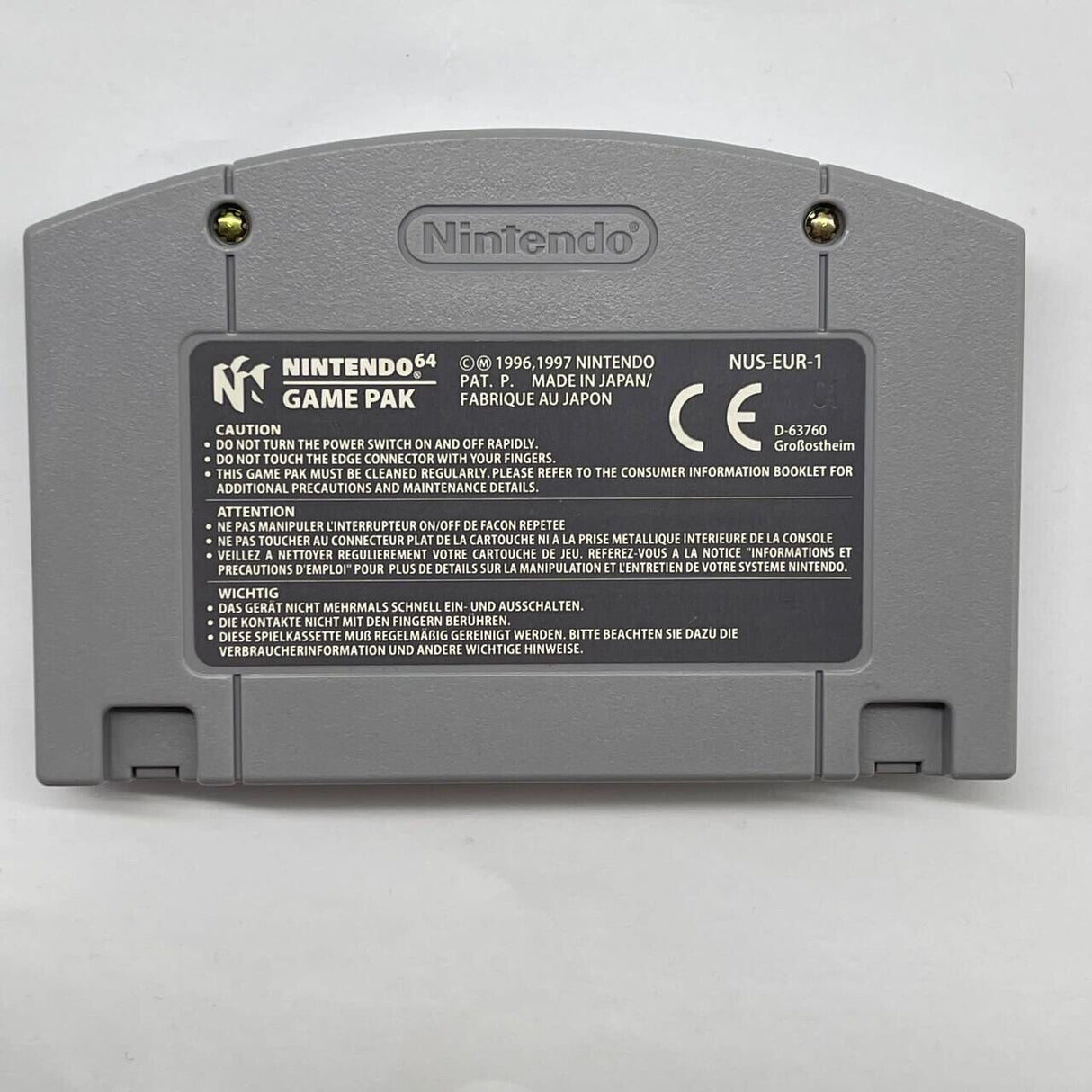 Penny Racers Nintendo 64 N64 Game Cartridge PAL