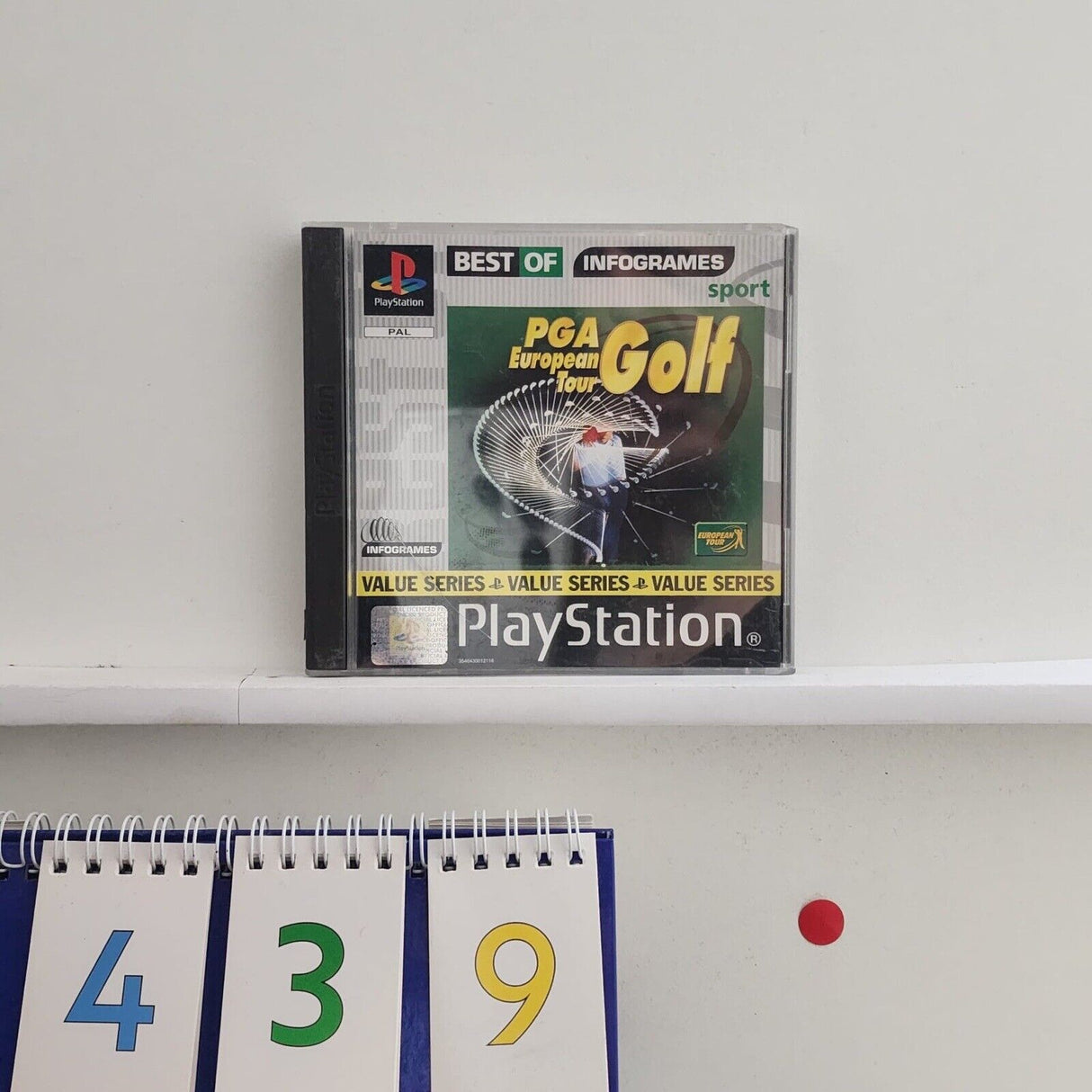 PGA European Tour Golf PS1 Playstation 1 Game + Manual PAL