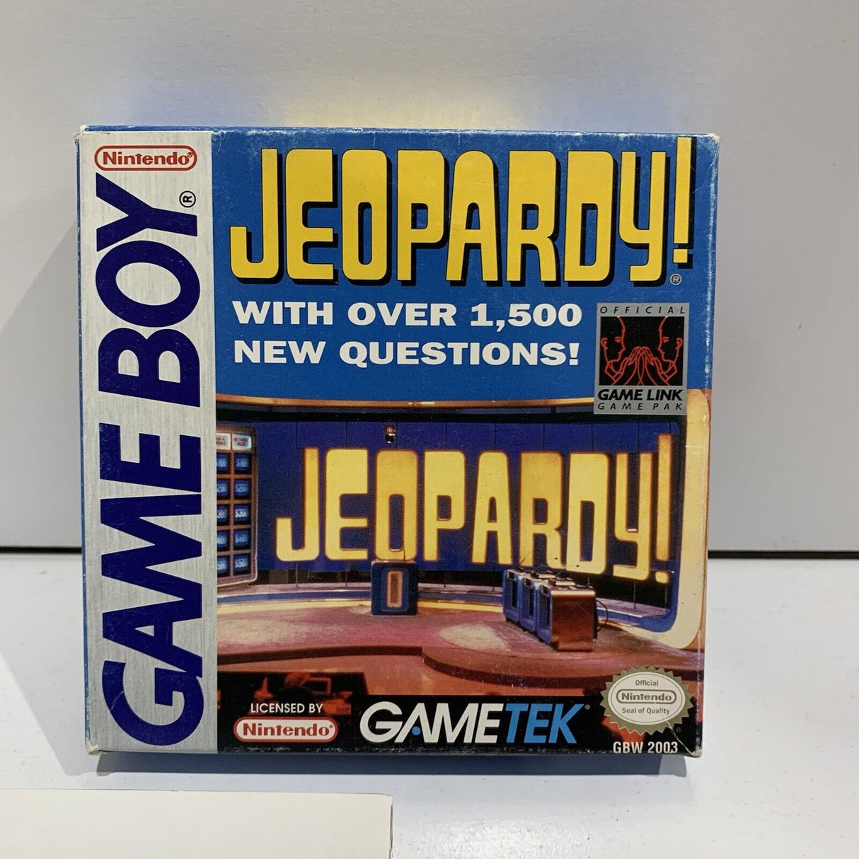 Jeopardy Nintendo Gameboy Game Boked and complete