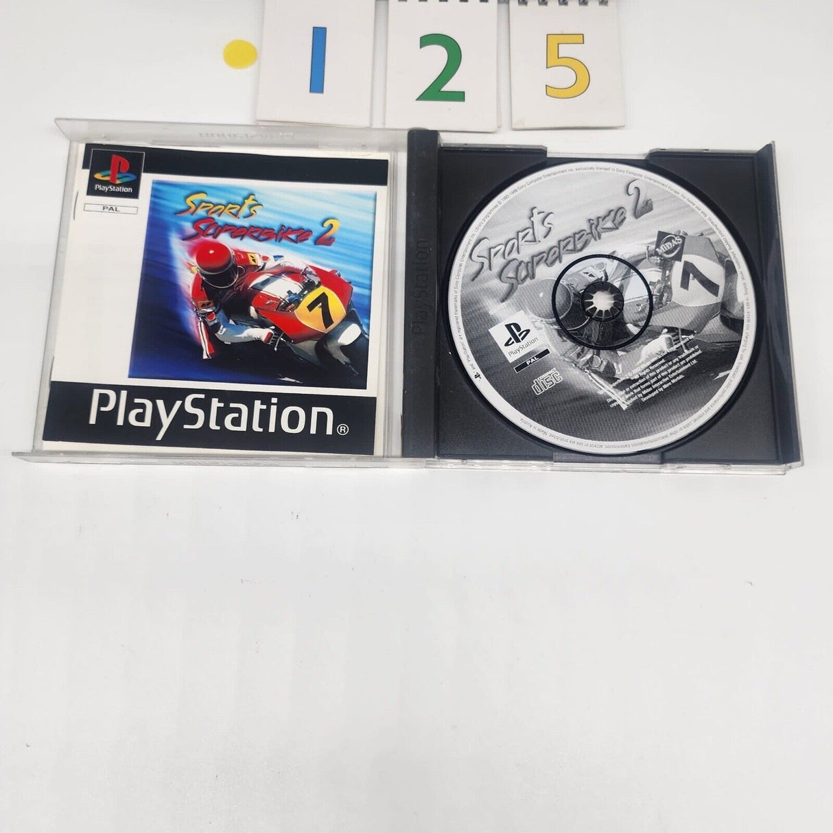 Sports Superbike 2 II PS1 Playstation 1 Game + Manual PAL