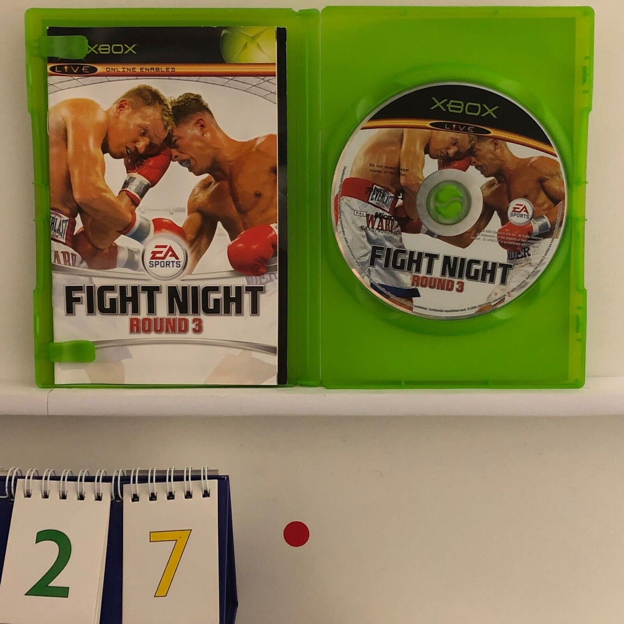 Fight Night Round 3 III Xbox Original Game + Manual PAL