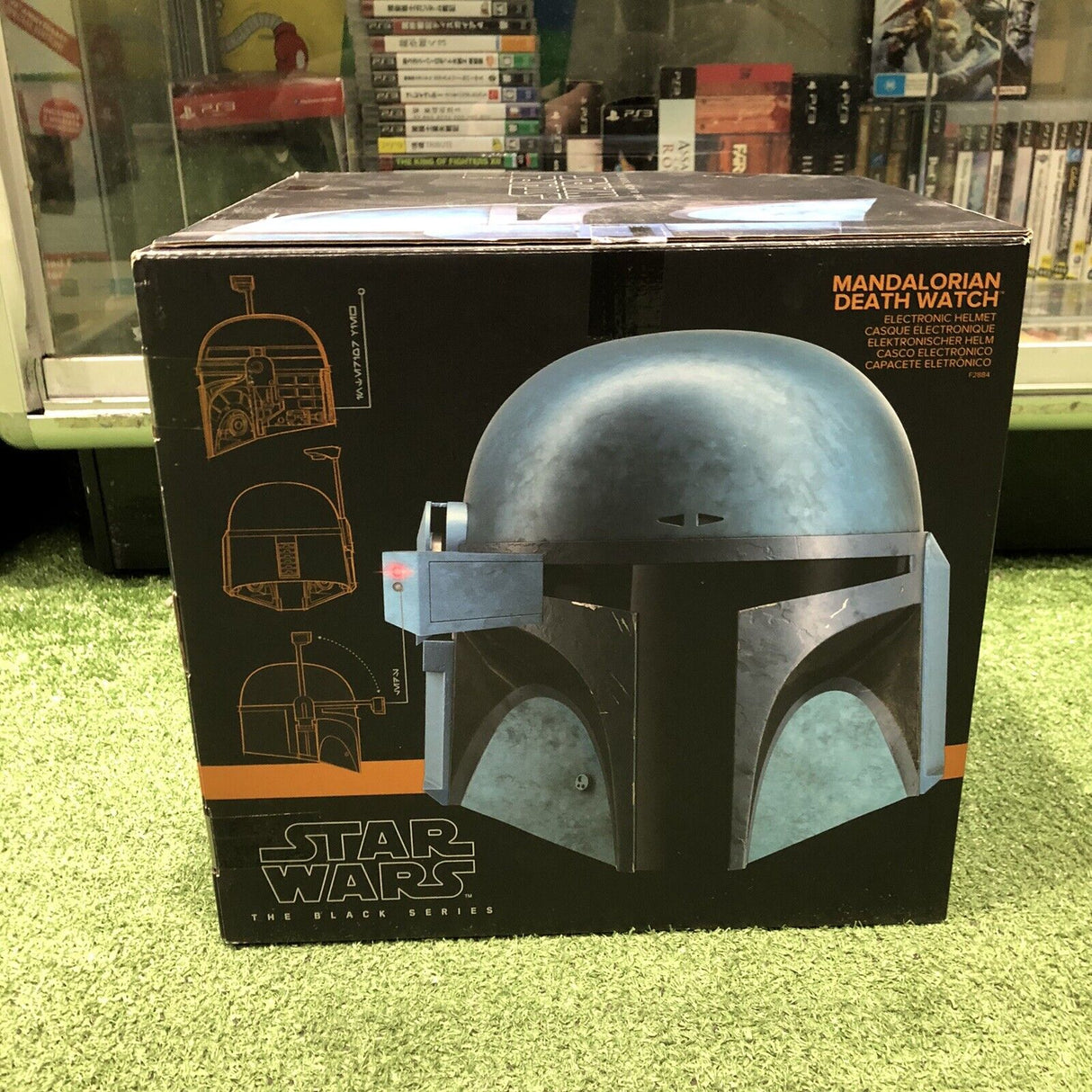 Hasbro Star Wars The Black Series Mandalorian Death Watch Helmet Boxed Brand New