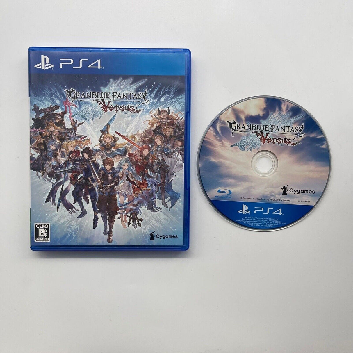 Granblue Fantasy Versus PS4 Playstation 4 Game 25F4