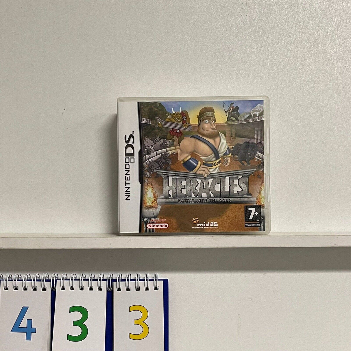 Heracles Battle With The Gods Nintendo DS game + manual