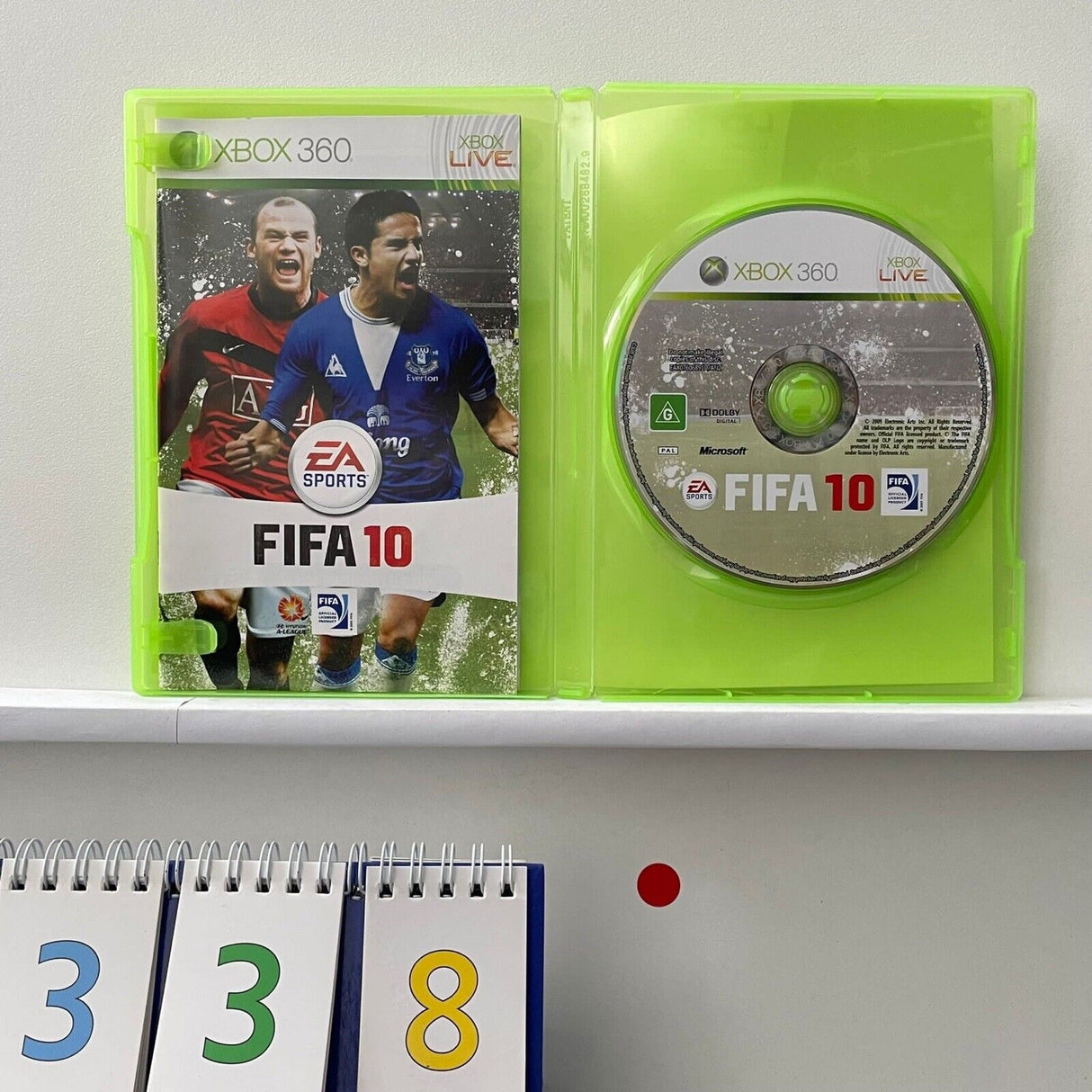 FIFA 10 2010 Xbox 360 game + Manual PAL