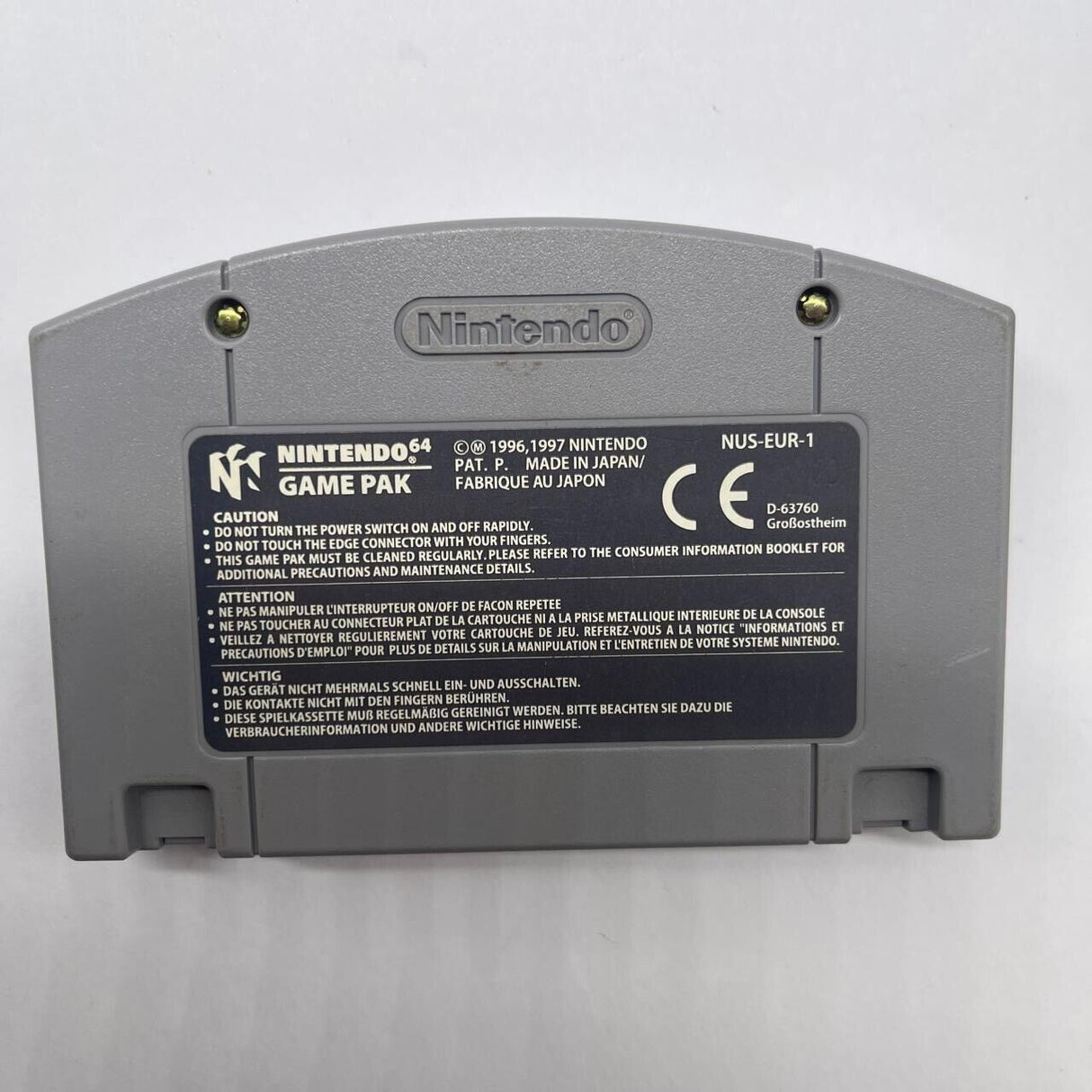 FIFA 99 Nintendo 64 N64 Game Cartridge PAL