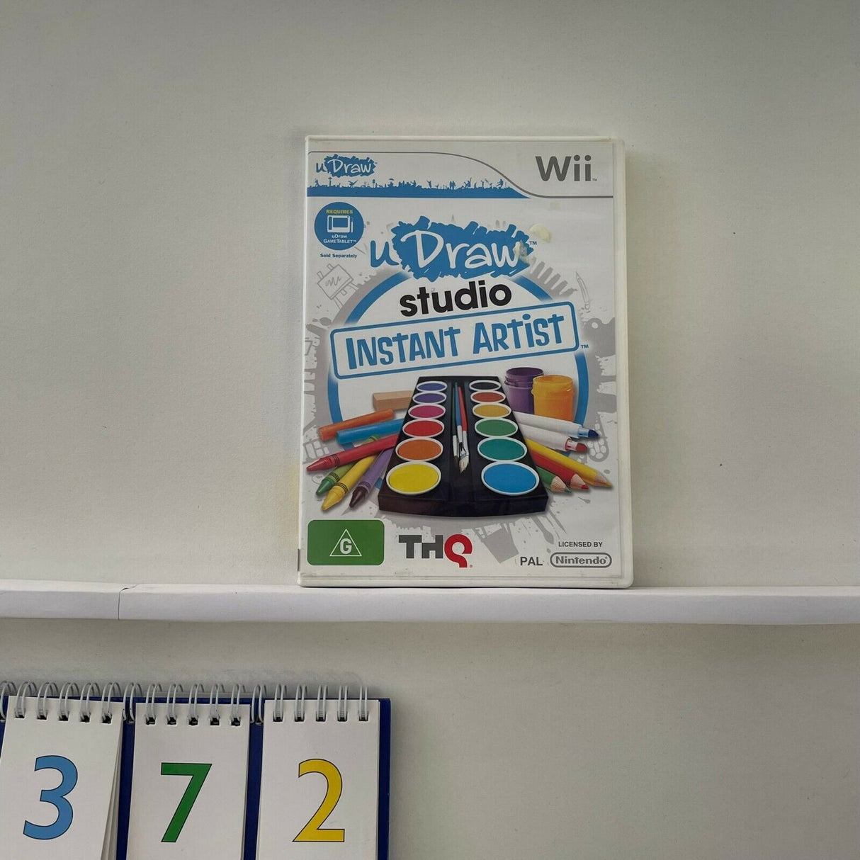 u Draw Udraw Studio Instant Artist Nintendo Wii Game + Manual PAL