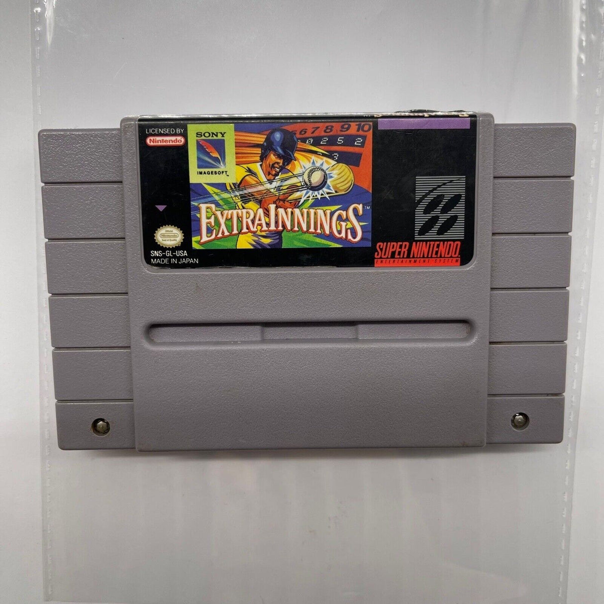 Extra Innings Super Nintendo SNES Game Cartridge NTSC U/C