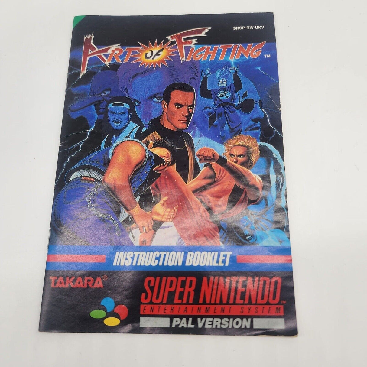 Art Of Fighting Super Nintendo SNES Game Boxed + Manual PAL
