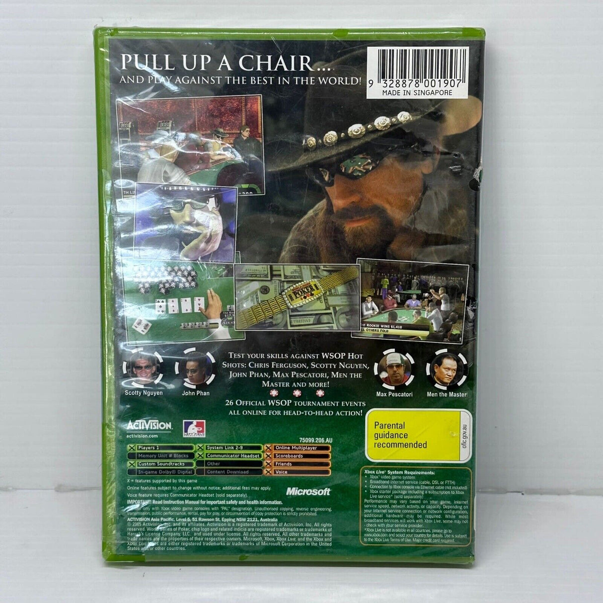 World Series Of Poker Xbox Original Game Brand New SEALED