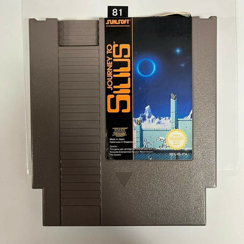 Journey to Silius Nintendo Entertainment System NES Game PAL oz81