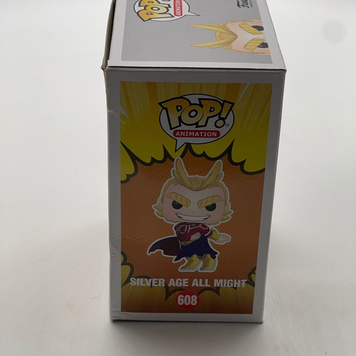 Silver Age All Might My Hero Academia #608 Funko Pop Vinyl Figure