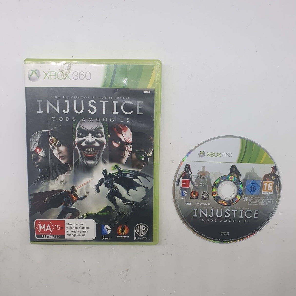 Injustice Gods Among Us Xbox 360 Game PAL
