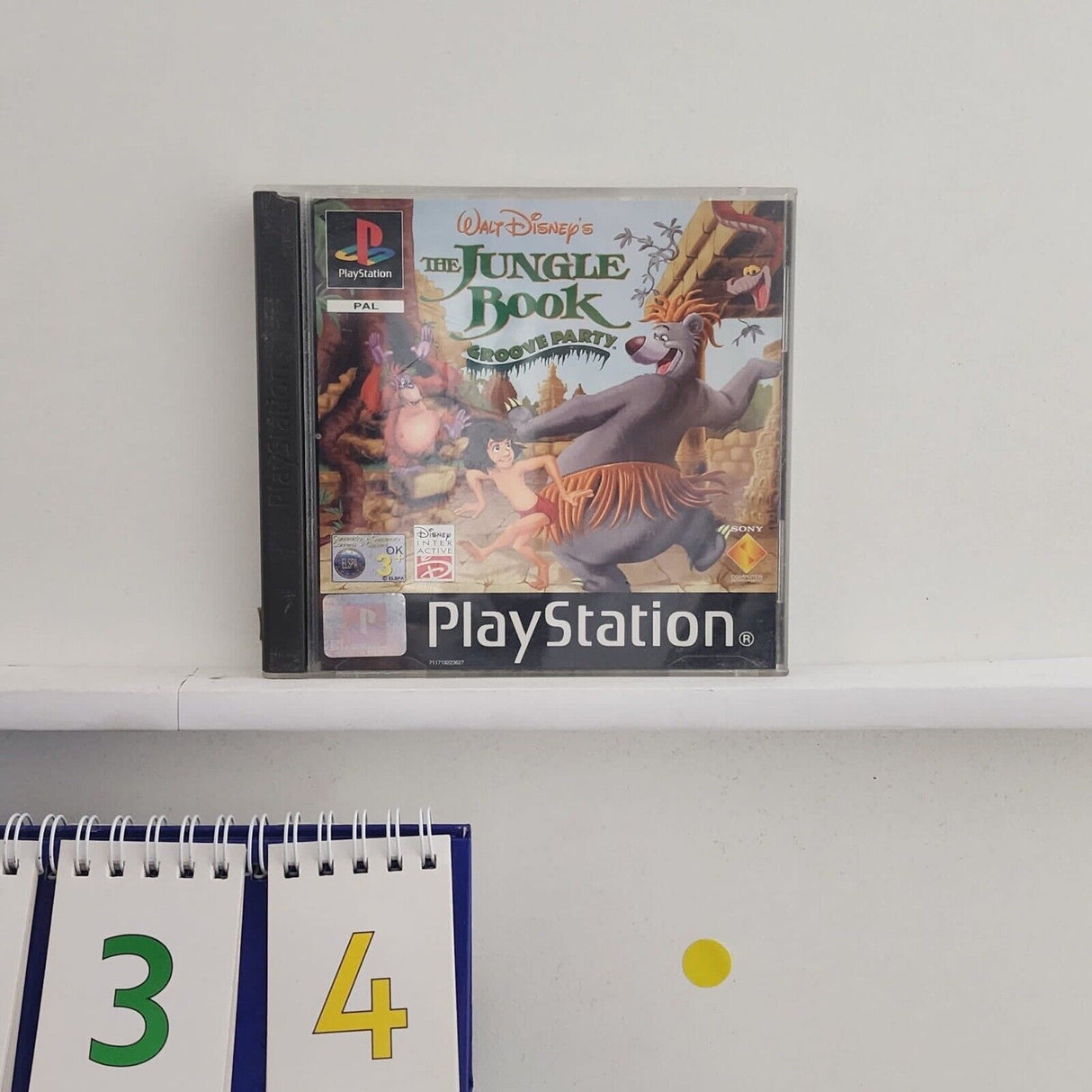 The Jungle Rook Groove Party PS1 Playstation 1 Game + Manual PAL y34