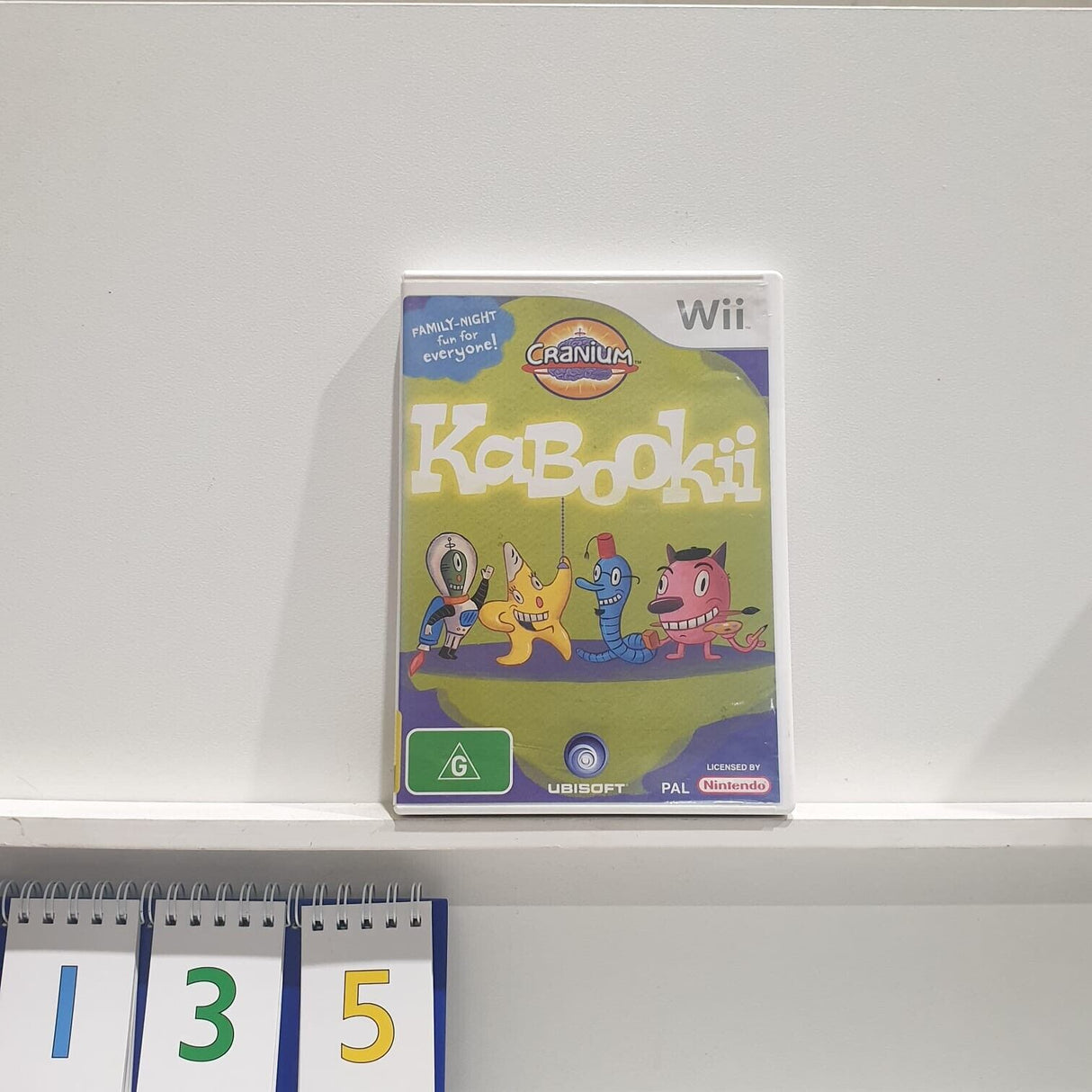 Kabookii Nintendo Wii game + manual PAL