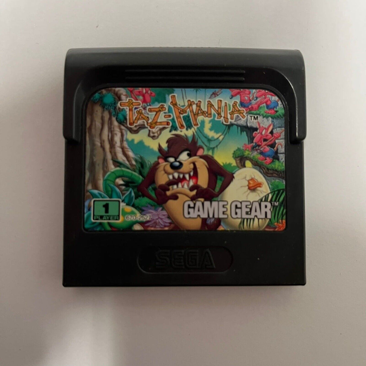 Taz mania Sega Game Gear Game Cartridge