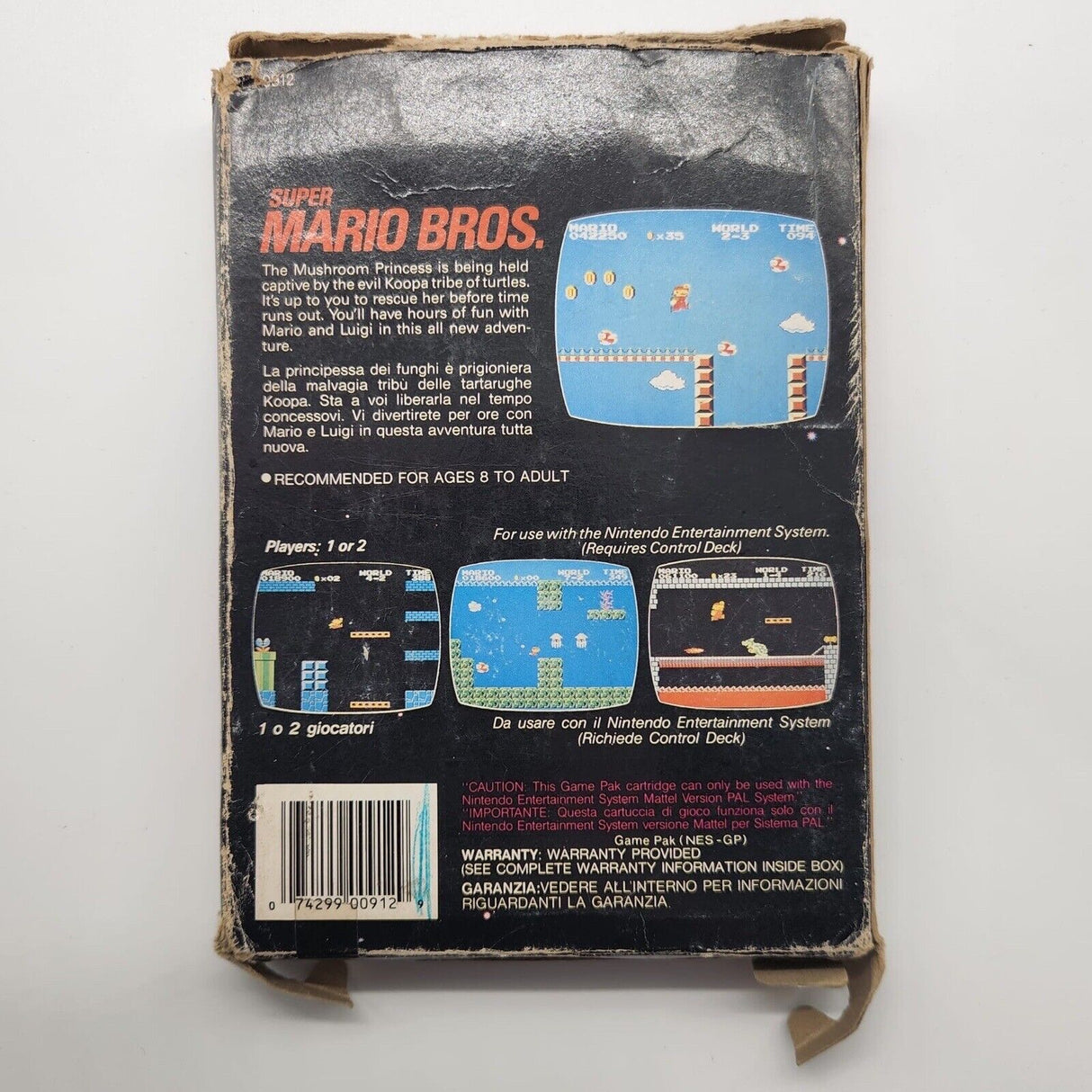 Super Mario Bros Nintendo Entertainment System NES Game PAL Boxed Complete