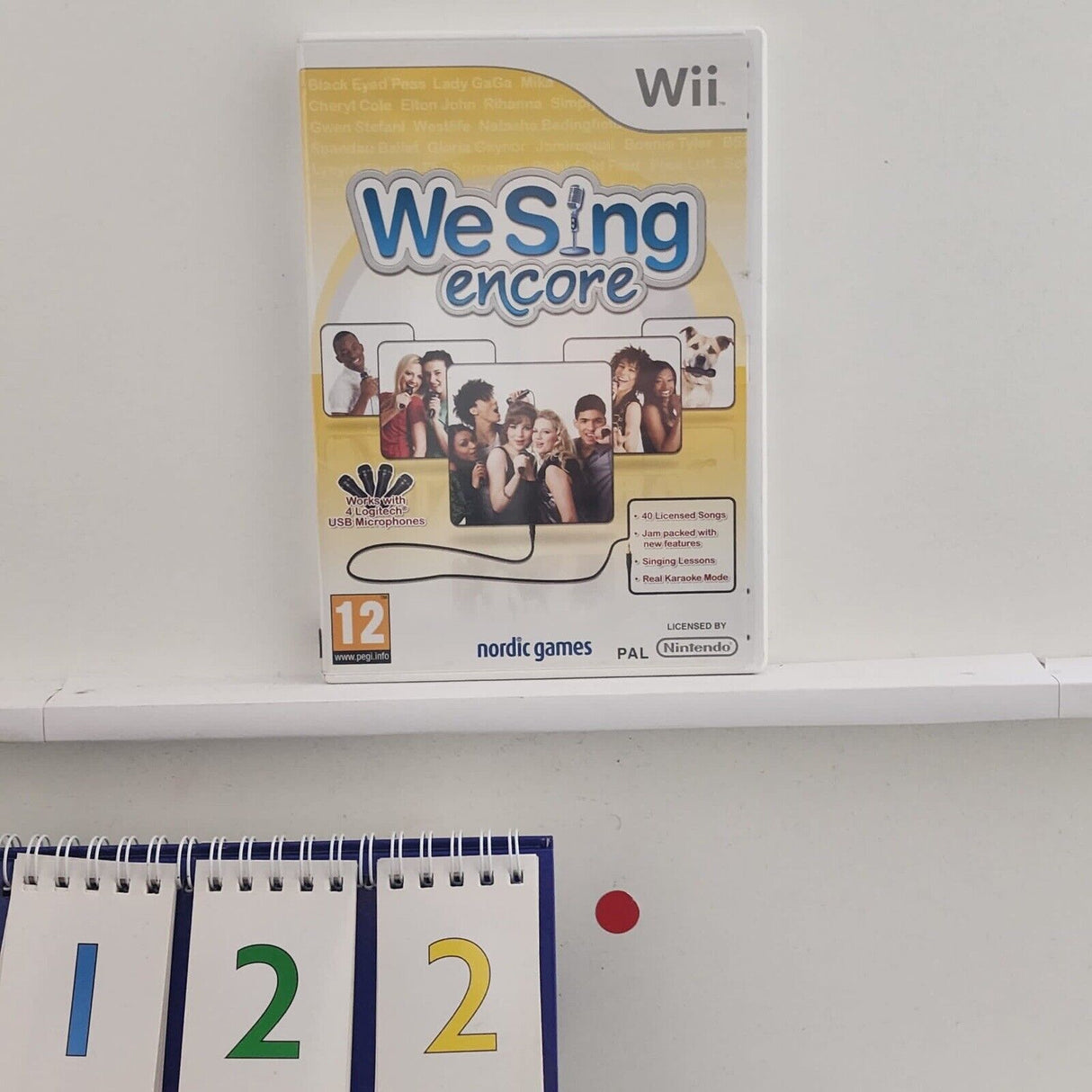 We Sing Encore Nintendo Wii Game + Manual PAL