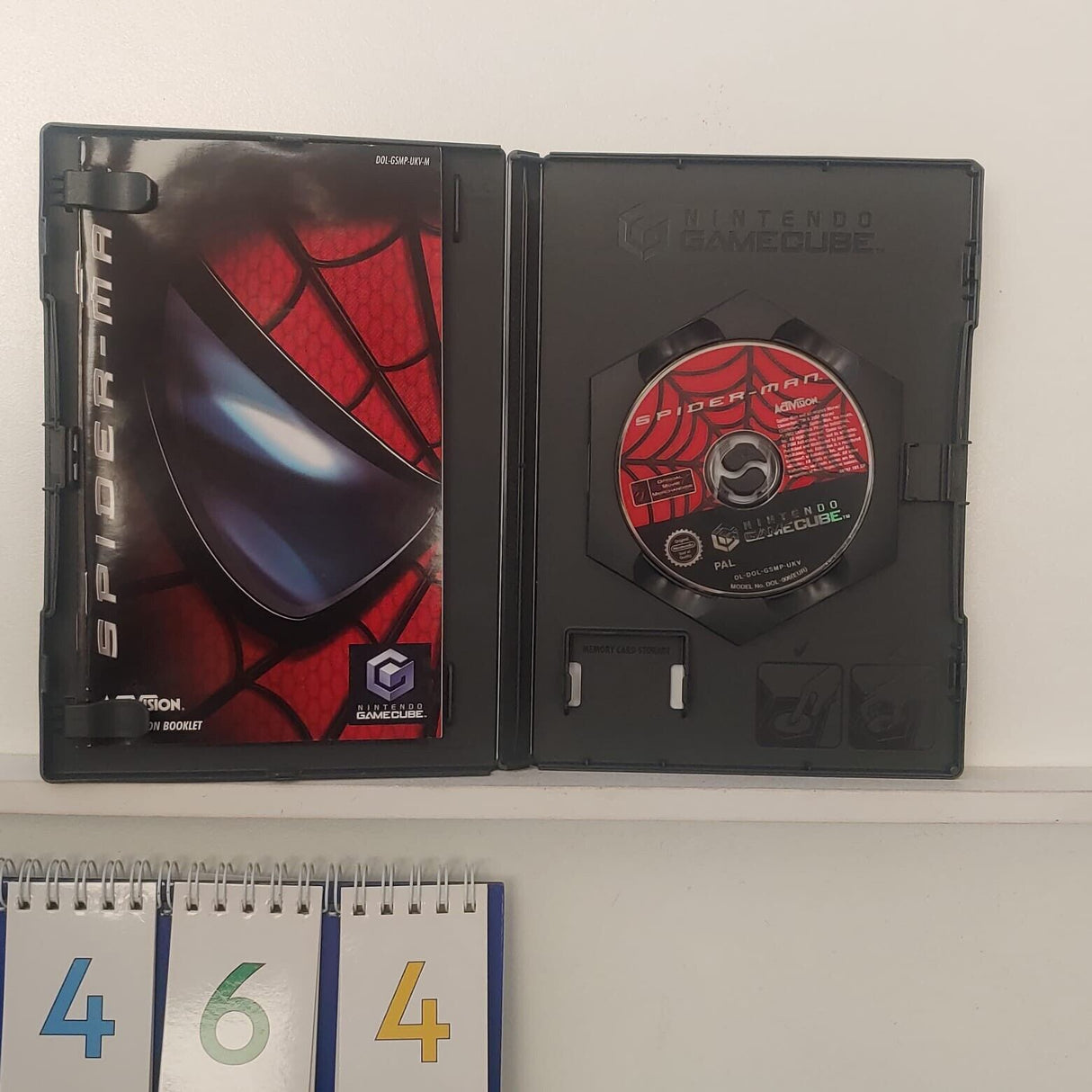 Spiderman Nintendo GameCube game + manual PAL