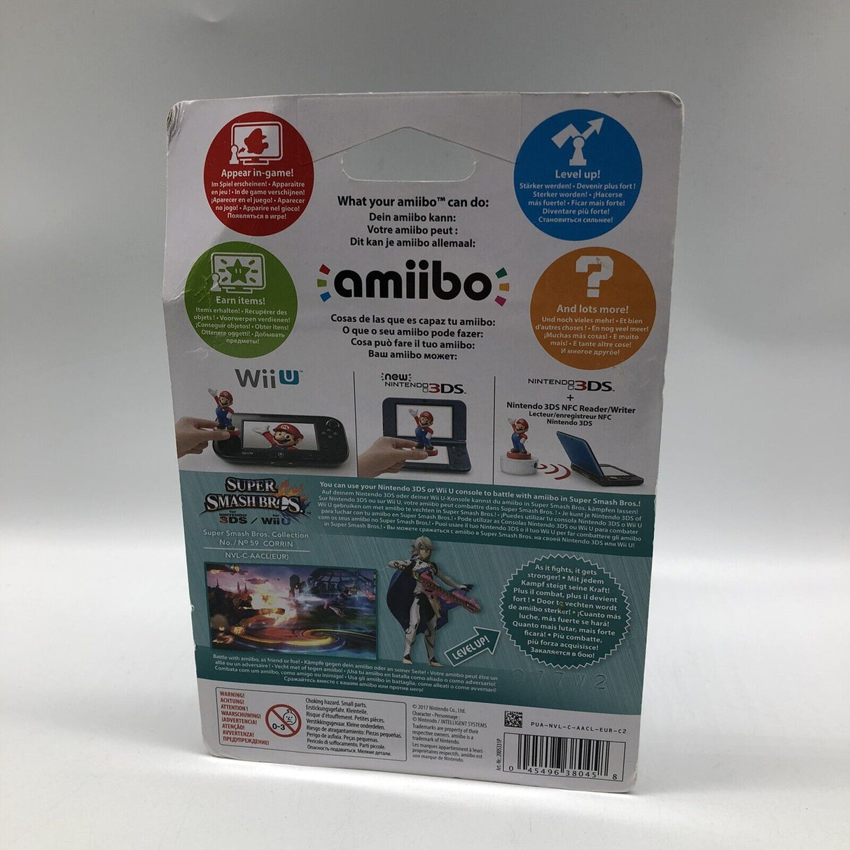 Amiibo No. #59 Corrin Nintendo Super Smash Bros Collection Brand New Sealed