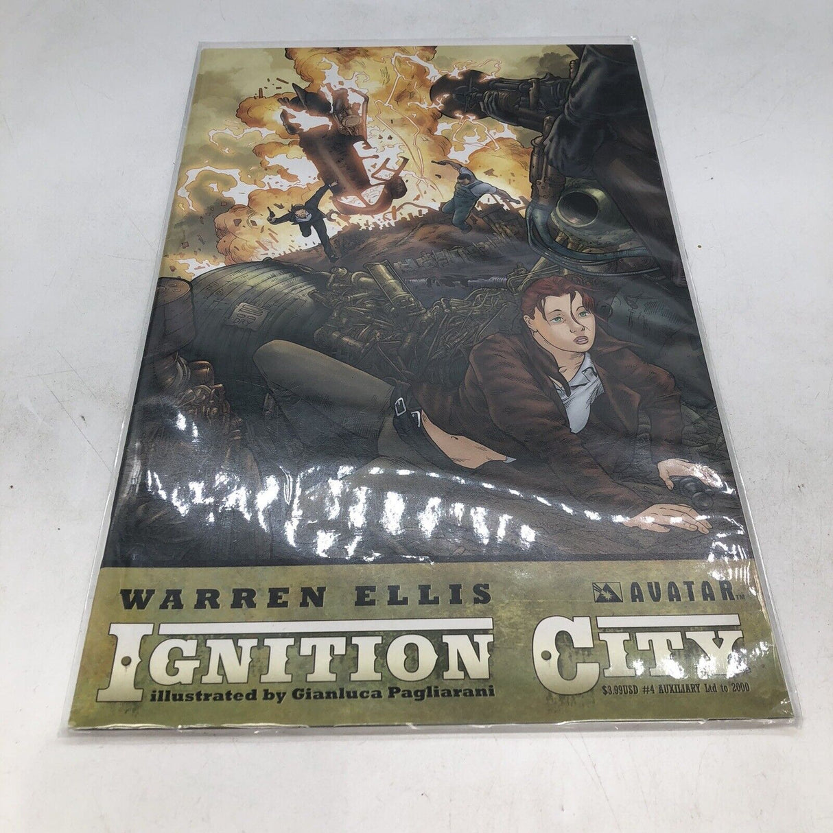 Ignition City #4 Auxiliary Cover Comic Book