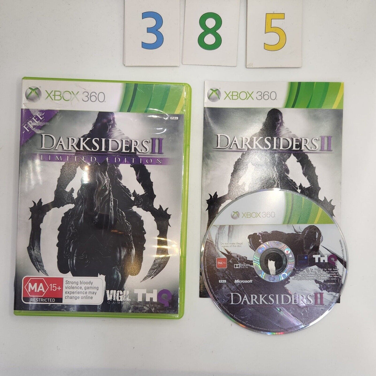 Darksiders II 2 Death Rides Pack Xbox 360 Game + Manual PAL