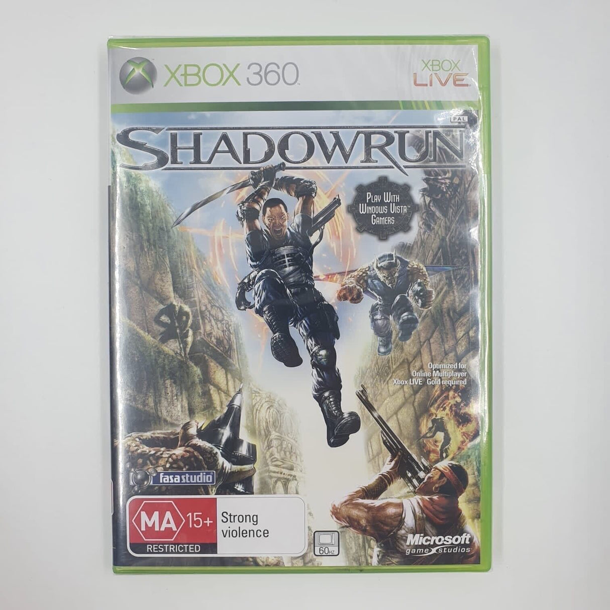 Shadowrun Xbox 360 Game Brand New SEALED
