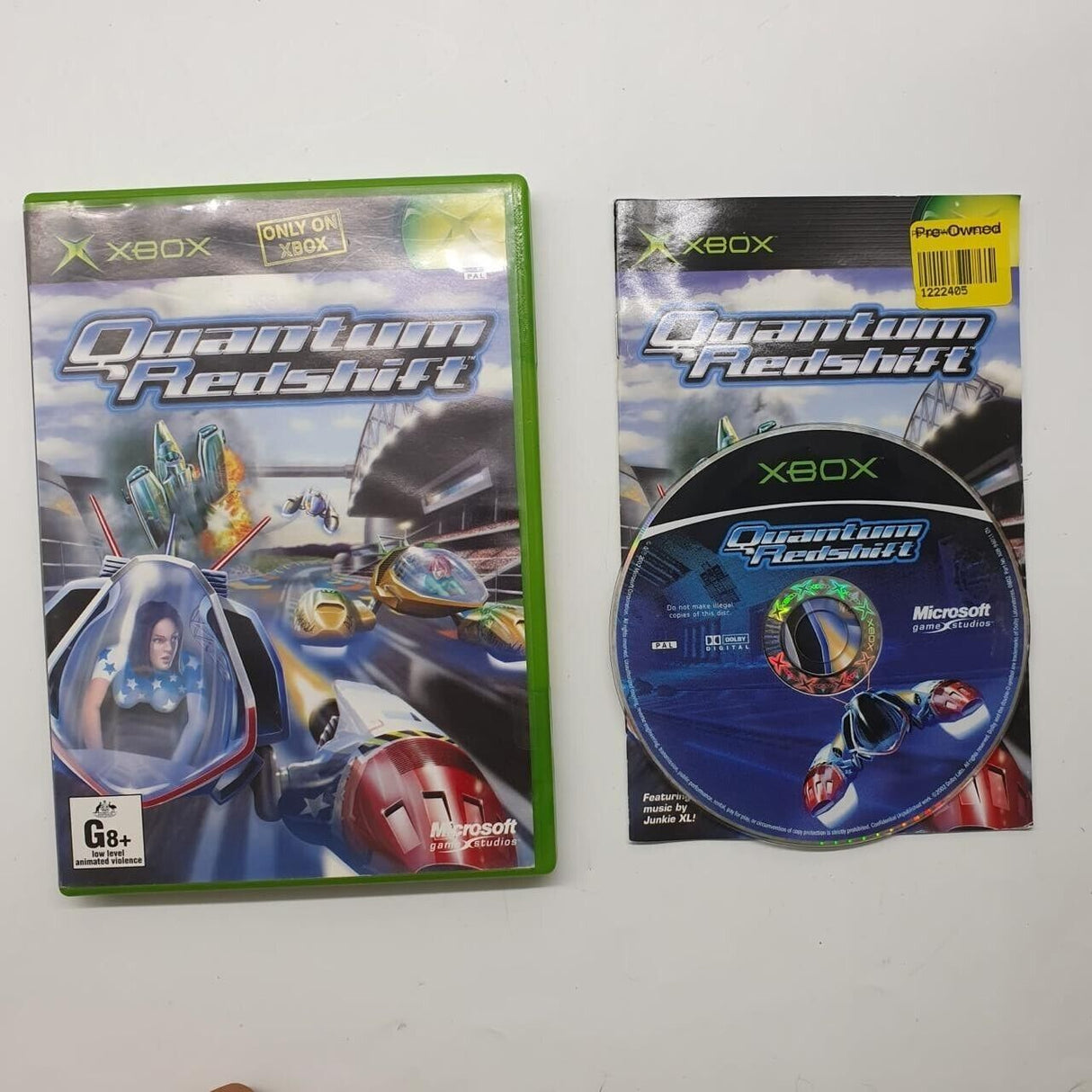 Quantum Redshift Xbox Original Game + Manual PAL