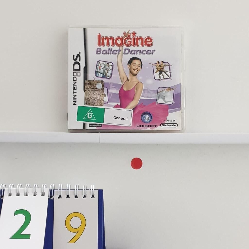 Imagine Ballet Dancer Nintendo DS Game + Manual
